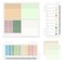 700 Sheets Transparent Sticky Notes, Self-Adhesive Clear Sticky Notes Tabs, Waterproof Translucent Sticky Notes with Colored Index Tabs for Book Markers Office &amp; School Study Supplies