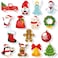 60 Pcs Christmas Sticky Notes Cute Christmas Notepad 1200 Sheets Self Adhesive Note Pads Fun Xmas Winter Memo Notepads Snowman Santa Claus for Christmas Party Holiday Gifts