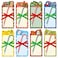 ANGOLIO Christmas Sticky Notes with Pen - 8 Set Christmas Notepads with Candy Cane Pen Christmas Sticky Notes to Do List Gift Self-Stick Notes for Holiday Classroom Rewards Christmas Goodie Bag
