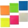 6 Pack Transparent Sticky Notes 3 x 3 inch Memo Pad Colorful Note Pads Writable Memo Waterproof Self-Adhesive for Reminder Planner Message School