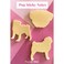 Pug Shaped Sticky Notes, Includes 150 Sheets, 3 Pug Dog Shape Designs, Pug Lover Novelty Gift, Pug Life Shop
