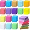 PerKoop 48 Pads, 4800 Sheets Mini Lined Sticky Notes 1.5 x 2 Inch Bright Assorted Color Stickies Notes 4800 Sheets Self Adhesive Memo Pads for Students Business Home Office Supplies