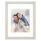 Langdon House 11x14 Almond White Picture Frame w/Mat to 8x10, Woodgrain Style, Wall Mount Only, Richland Collection