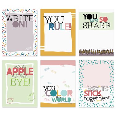 Modern Teacher Sticky Note Pads / 3" x 4" Education Sticky Notes/Set of 6 Pads/Empowering Quotes Teacher Gift/Made in USA