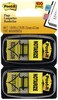 Post-it : Message Flags, "Notarize," Yellow, Two 50-Flag Dispensers per Pack -:- Sold as 2 Packs of - 100 - / - Total of 200 Each