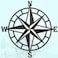 Resama Black Metal Decorative Nautical Compass Wall D&Atilde;&copy;cor, Ocean Theme Wall Hanging Art for Indoor and Outdoor