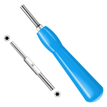 Gamebit Security Screwdriver, Double-ended 3.8mm 4.5mm Gamebit Screwdriver Bit Set Compatible with NES,SNES,N64,GameBoy,Game Cartridges Blue