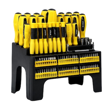 Jadeshay 100 Pcs Screwdriver Kit, Comprehensive Multi-Functional Set with Storage Stand, Essential Repair Tools for Home &amp; Workshop