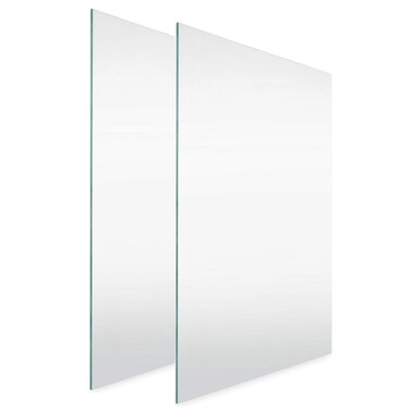 MIFFLIN-USA Picture Frame Glass Replacement Sheets (4x6 inch, Crystal Clear, 2 Pack) 4 by 6 High-Definition Photo Frame Glass Sheet, 4 x 6 Real Glass Cover