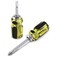 LDEXIN 2Pcs Stubby Screwdrivers, Dual End &amp; Adjustable Length, Magnetic Slotted and Phillips Screwdriver, 6.3 x 85mm Bit