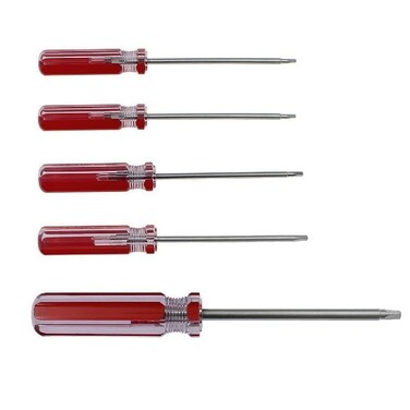 Fongmore 5 Pcs Triangle Head Magnetic Screwdrivers Set 1.8mm 2.0mm 2.3mm 2.7mm 4.2mm Triangle Screws Driver Tool Kit for Fixing Electronic Toys Battery Disassemble