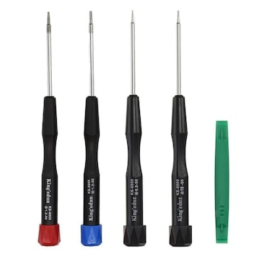 4-Piece Precision Pentalobe Screwdriver Set P2 P5 P6 5-Point 5-Star 0.8 mm, 1.2 mm and 1.5 mm Pentalobe Screwdriver or Ts1 Ts4 Ts5 and Torx T5 for iPhone Macbook Pro Air ReReader Repair