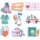 18 Pcs Mini Funny Nurse Sticky Notes Nursing Student Essentials Cute School Nurse Gifts Nurse Stationary Sticky Notes Booklet Self Stick Nurse Notepad for Hospital School Students Nurse Supplies