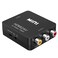 TXY Mini HDMI-Compatible to RCA AV/CVBS Composite Video AV Converter Adapter HDMI2AV for TV VHS VCR DVD (Black)