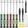Screwdriver Set, 12 Pcs Small Screwdriver Set with Flathead Phillips Pentalobe Screwdriver In Different Sizes for iPhone PC Laptop Eyeglass Jewelry Watch