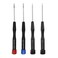 4 Piece Pentalobe Screwdriver Set, 5-Point 5-Star 0.8 mm, 1.2 mm and 1.5 mm Pentalobe Screwdriver Or P2 P5 P6 Or Ts1 Ts4 Ts5 and T5 Torx for iPhone Macbook Pro Air Repair Tool Set