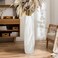 Large Floor Ceramic Tall Vase 28 Inches,White Modern Flower Tall Vases for Office, Home,Farmhouse,Living Room D&Atilde;&copy;cor,Simple Origami Design Fall Decorative Porcelain Flower Arrangement Vase Ideal Gift