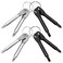 Mesee 8 Pieces Pocket Keychain Screwdrivers, Key Chain Flathead &amp; Phillips Screwdriver Set Portable Mini Screwdriver Repairing Tool with Keyring - Black &amp; Silver