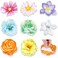 8 Packs Sticky Notes Watercolor Flower Post Sticky Notes Self Sticky Note Pads 3.2 x 3.2 Self Adhesive Paper Memo Pads for Reminders Studying School Office Home Notebook Supplies 30 Sheet/Pad