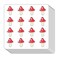 Mushroom Planner Stickers, 0.5in Monthly Scrapbooking Kids DIY Arts Crafting 208-Pack