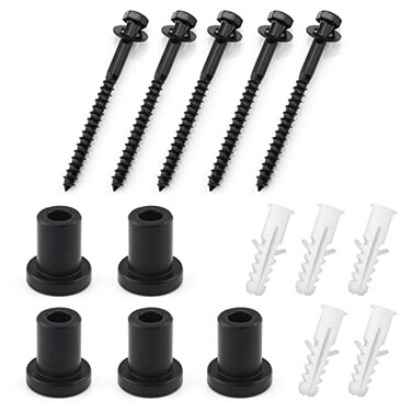 DGHAOP 5pcs 1-5/16" Barn Door Wall Spacer with Screws for Sliding Barn Door Hardware Track Replacement Parts