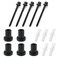 DGHAOP 5pcs 1-5/16" Barn Door Wall Spacer with Screws for Sliding Barn Door Hardware Track Replacement Parts