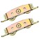 Huazu Heavy-Duty Sliding Door Rollers - 1-1/4" Steel Ball Bearing, Adjustable Sides, 2-Piece Set with Screen Door Roller Assembly for Courtyard Doors