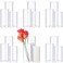 Didaey 18 Pcs Glass Cylinder Vases for Centerpieces Tall Clear Glasses Flowers Vase Hurricane Floating Candles Holders Bulk for Table Centerpieces Wedding Home Decor (3.4'' X 6'',8'',10'')