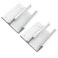 DOITOOL Sliding Door Track Door Bottom Guide Assembly 2pcs Sliding Shower Door Bottom Guide Aluminum Floor Guide Sliding Barn Door Door Roller Sliders Sliding Door Guide