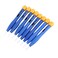 Haosie Plastic Screwdriver, 8pcs Slotted Head Screwdriver, Adjust Frequency Screwdriver Anti Static Plastic Ceramic Set Alignment Screwdriver Insulated Electrician Tool Useful Home Hand Tools