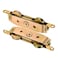 UKCOCO 2Pcs Sliding Patio Door Tandem Roller Assembly 1-1/4 Inch: Aluminium Alloy Ball Wheel Bearing Rear Roller - Adjustable Sliding Door Wheel Replacement for Sliding Door Window