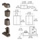 CRL Dark Bronze Offset Left Hand 0P70 Series Kawneer Type Pivot Set by CR Laurence