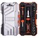 Edward Tools 31 Piece Ratchet Screwdriver Set - Easy Ratchet Screwdriver Pro Strong Magnetic Bit Tips includes Phillips, Slotted, Hex, Torx - 5-10mm socket set - Ergo Rubber Handle - Organizing Case