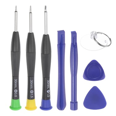 HARFINGTON 8 in 1 Electronics Repair Tool Kit Precision Screwdriver Set Opening Pry Tool for Repairing Phone Watch Eyeglasses Laptop