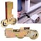 2 Pack Sliding Patio Door 1-1/4 Inch Tandem Roller Assembly, Steel Ball Wheel Bearing Rear Adjustable Sliding Door Wheel Replacement for Sliding Glass Door Screen Door Gate Window - 4 Srews Included