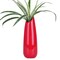 VanEnjoy 9.4&quot; Red High Creative Oblique Opening Design Desktop Ceramic Vase Home Office Decoration Vases