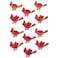 3D Cardinal Christmas Stickers for Journaling, Scrapbooking, Cardmaking, Arts &amp; Crafts - 12 Pieces