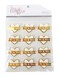 Stickabilities Mr. and Mrs. Wedding 3D Gold Heart Stickers for Crafting, Scrapbooking, Photo Album Decor - 12 Pc, White