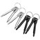 Yakamoz 8Pcs Mini Key Screwdriver Phillips Slot Keychain Screwdriver Portable Pocket Screwdriver Bits Outdoor EDC Screw Driver Tool