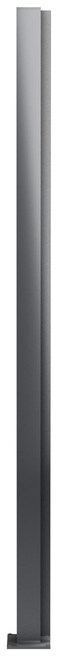 C.R. LAURENCE D990A24CR CRL Satin Anodized 24" Corner Design Series Partition Post