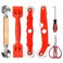 Screen Repair Tool,Screen Roller Tool,Screen Spline Tool,6 in 1 Window Screen Tool,Screen Mouse Spline Roller for Installing &amp; Replacing Window Patio Sliding Door