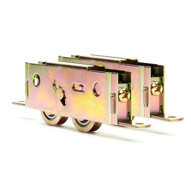 Heavy Duty Tandem Patio Roller w/ 1.25" Wheels - Sealed Precision Ball Bearings - 2 Pack