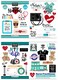 Medical Stickers for Scrapbooking - Scrapbook Stickers Medical Themed Nursing Inspired Design - Scrapbooking Stickers Medical Healthcare Set for Nurse Planner, Journal, Photo Album - 2 Items