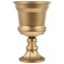 PRETYZOOM 1pc Golden Flowerpot Vintage Trumpet Vases for Centerpieces Vase Plant Pots Indoor Succulent Flower Pot Wedding Centerpiece Vase Urn