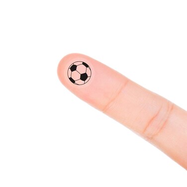 Soccer Ball Planner Stickers, 120 Clear Sports Reminder Labels Scrapbooking Crafting Stickers