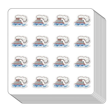 Cruise Vacation Ship Planner Stickers, 0.5in Monthly Scrapbooking Arts Crafting 208-Pack