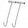 uxcell 11.8inch T-Handle Meat Boning Hook, Galvanized T Hooks for Kitchen Butcher Shop Restaurant 2Pcs