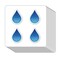Water Droplet Stickers 1in for Scrapbooking, Arts, Craft, Kids DIY, Calendars Journals 80-Pack