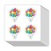 Balloons Stickers 1in for Scrapbooking, Arts, Craft, Kids DIY, Calendars Journals 80-Pack