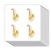 Saxophone Stickers 1in for Scrapbooking, Arts, Craft, Kids DIY, Calendars Journals 80-Pack